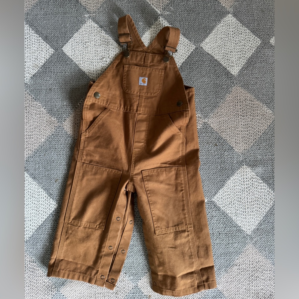 Carhartt Baby Boys' Canvas Bib Overalls